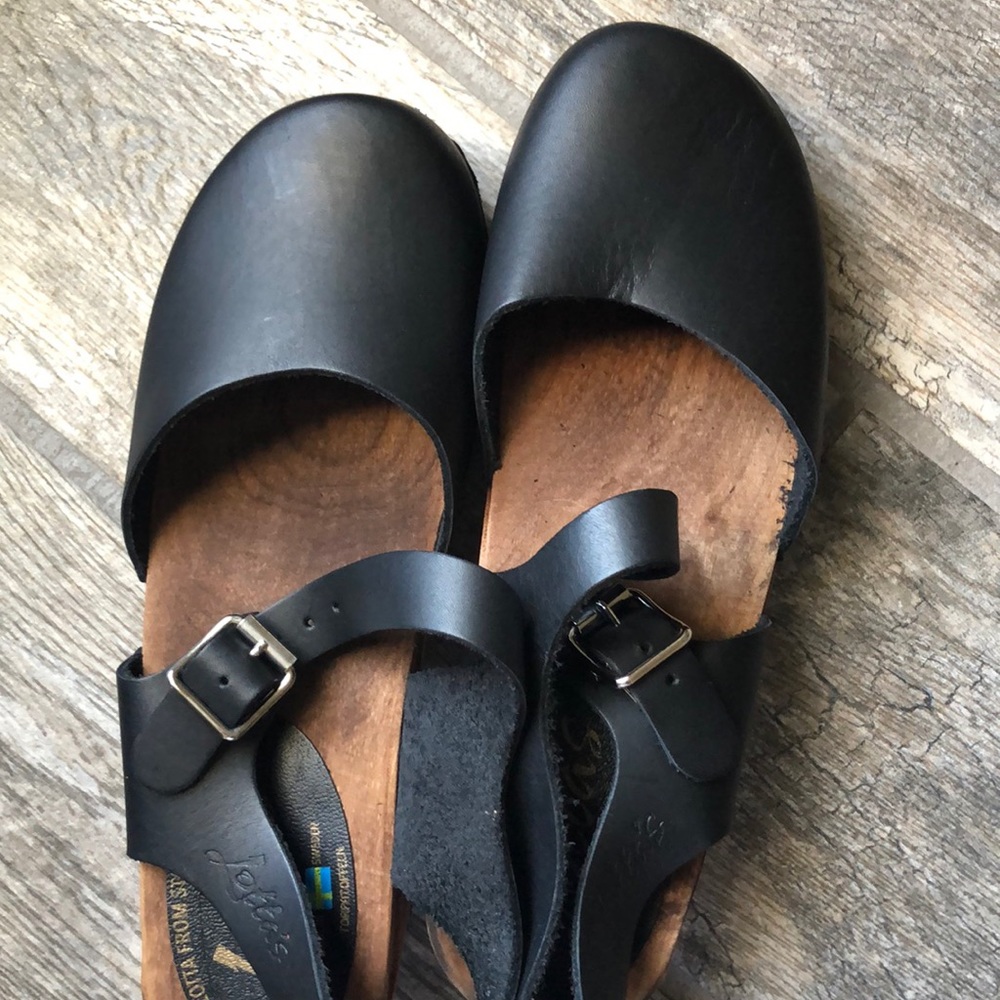 Lotta’s Clogs black dark lowwoods size 39